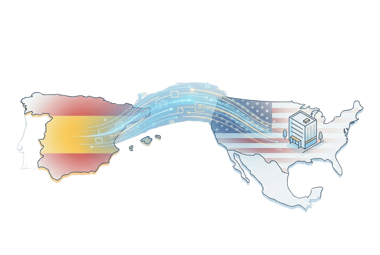 Emprendedor español gestionando su LLC en USA online con TuLLCDigital